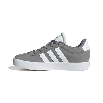 Image of adidas VL Court 3.0 Shoes Kids, Grey Three/Cloud White/Grey Two, 2.5 UK