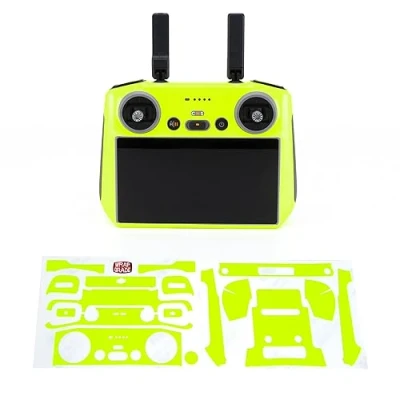 Image of WRAPGRADE Skin Stickers Compatible with DJI RC 2 (NEON YELLOW)
