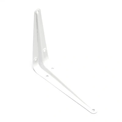 Image of Merriway BH05657 (20 Pcs) London Style Shelf Bracket, White 150 x 125mm (6 5 inch), Load 20 kilogram Pack of Pieces