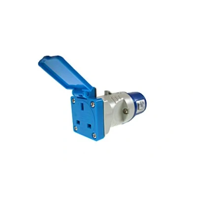 Image of BITS4REASONS MAYPOLE NEW MODEL CARAVAN 230V 16A PLUG TO BS SOCKET ADAPTOR BK MP3758B CAMPING GENERATOR