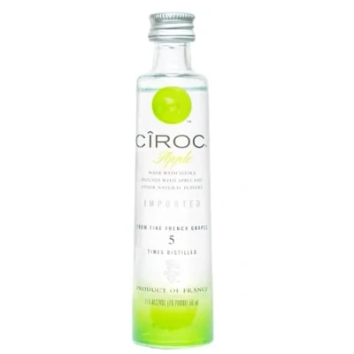 Image of Ciroc Apple Flavoured Vodka Miniature 5cl