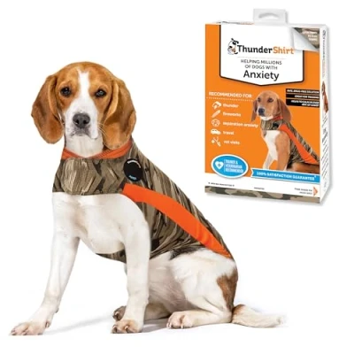 Image of ThunderShirt for Dogs, Medium, Camo Polo Dog Anxiety Vest