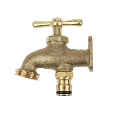 Image of Darlac Take Anywhere Outside Tap Solid Brass Outdoor Compatible with Hose Fittings Ideal Garden for Allotments, Stables and Builder Yards No Plumbing Required