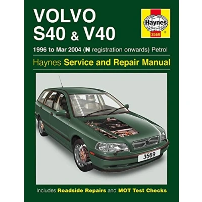 Image of Volvo S40 &amp; V40 Petrol (96 Mar 04) Haynes Repair Manual (Paperback)