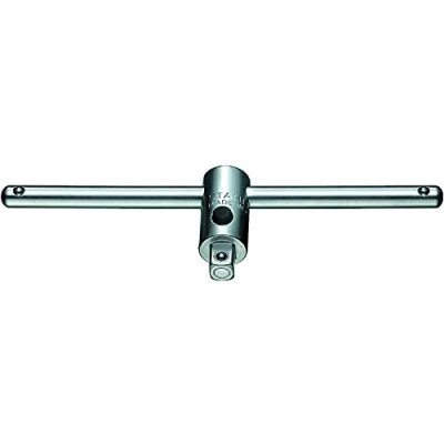 Image of Stahlwille 11071000 404QR QuickRelease Sliding T Handle for Socket with Safety Locks, 116 mm Length