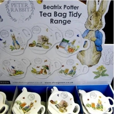 Image of Peter Rabbit Original Melamine Tea Bag Tidy (Cdu96)