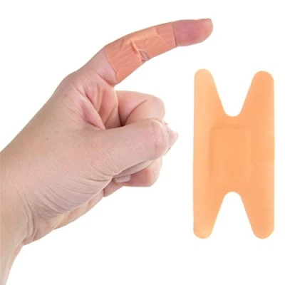 Image of 50x Premium 7.6cm x 3.8cm Washproof Knuckle Plasters First Aid for Cuts/Wounds/Injuries On Hands &amp; Fingers
