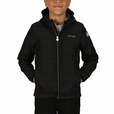 Image of Regatta Kids Helfa Insulated Hooded Jacket 7 8 Yrs