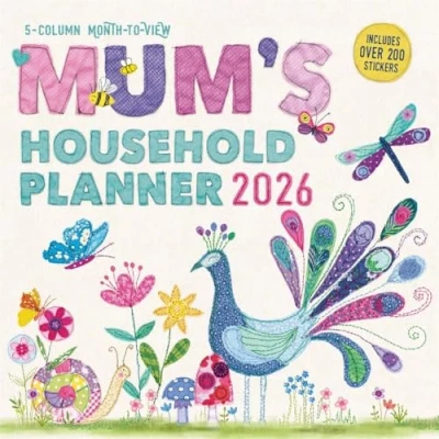 Image of Mum&#039;s Fabric Household Family Planner 2026