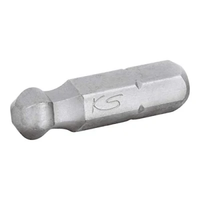 Image of KS TOOLS 911.3720 1/4&quot; Bit hex, 25mm, with ball end, 3/16