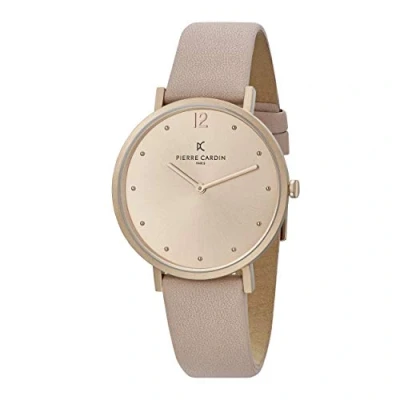 Image of Pierre Cardin Belleville Simplicity WoMens Pink Watch CBV.1010 Leather One Size