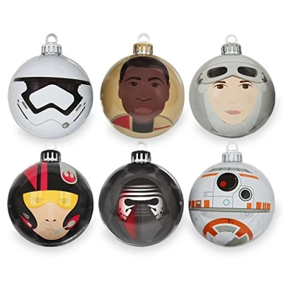 Image of Numskull Official Star Wars Force Awakens Baubles/Christmas Tree Decorations Damaged Box