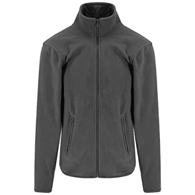 Image of Pro RTX RX401 Unisex Microfleece Jacket Solid Grey M