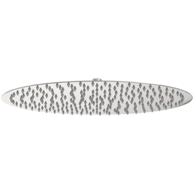 Image of vidaXL Rain Shower Head Stainless Steel 304 40 CM Round Silver Anti Limescale Nozzles Polished Mirror Finish Wall/Ceiling Mounted Includes 230 for Optimal Water Flow