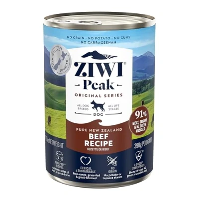 Image of Ziwi Peak Daily Dog Grain Free New Zealand Beef Recipe 12x390g