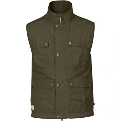 Image of Fjällräven Men Reporter Lite Vest Dark Olive, M