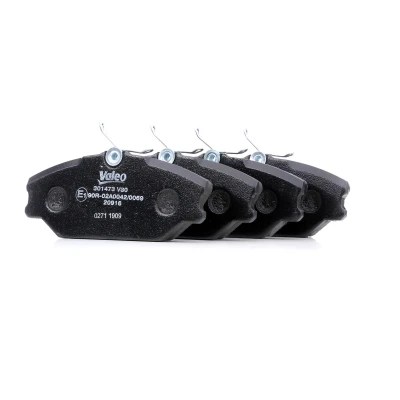 Image of 410604441R, 410607125R, 7701206379, 7701209380, 8660004593 Brake pad set VALEO 301473 RENAULT: CLIO 2, LAGUNA 1, SAFRANE 2