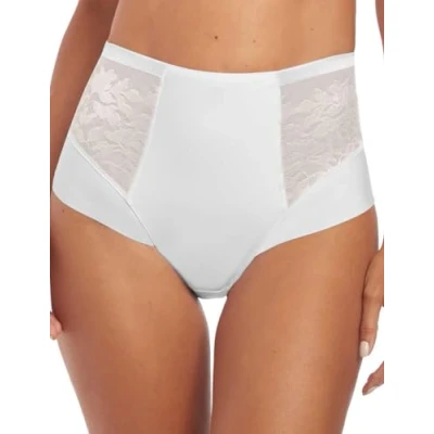 Image of Fantasie Women&#039;s Illusion High Waist VPL Free Brief, White, S