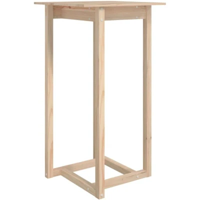 Image of vidaXL Bar Table 60x60x110 cm Solid Wood Pine