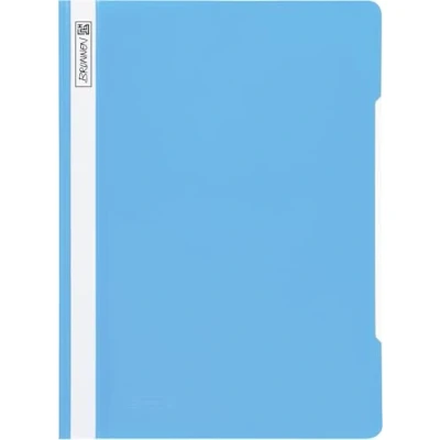 Image of Brunnen File Folder/Plastic Folder A4 PVC Film Light Blue