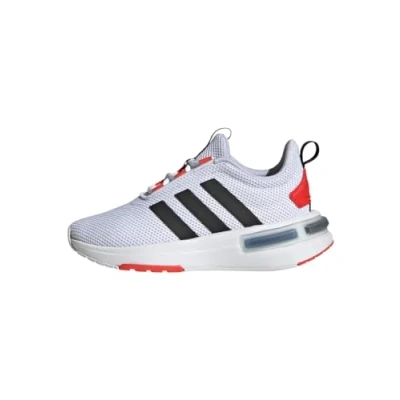 Image of adidas Racer TR23 Sneaker, White (FTWR White/Core Black/Bright Red), 10.5 UK Child
