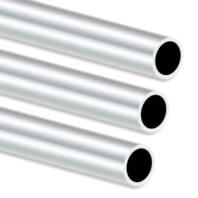 Image of iMeistek 6063 Aluminium Round Tube, 250mm Length 22mm OD 18mm ID Seamless Straight Tubing for Industrial, Decorative, Architectural (3PCS)