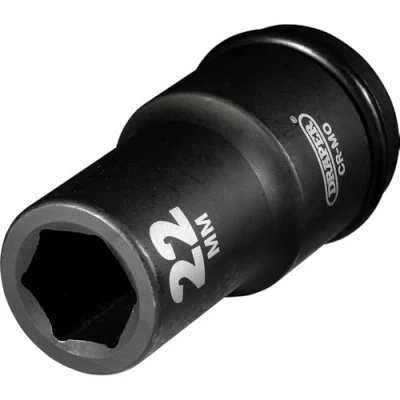 Image of Draper Expert HI TORQ� 6 Point Deep Impact Socket, 3/4&quot; Sq. Dr., 22mm