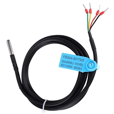 Image of Soil Temperature and Humidity Sensor, IP67 Waterproof Comprehensive Sensor Resistant Probe Digital Meter Idea for Garden Lawn Plant Pot