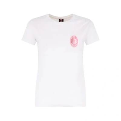Image of AC Milan Women&#039;s Monochrome T Shirt, White, S