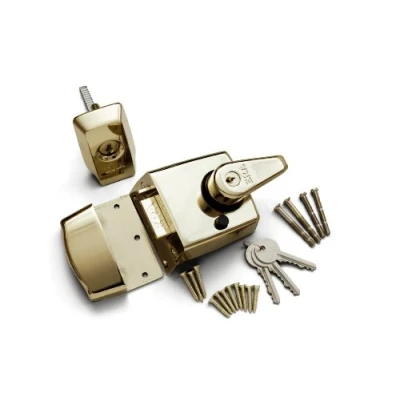 Image of ERA 1930 31 60mm Maximum Security BS Nightlatch with Brass Effect Body, Bronze