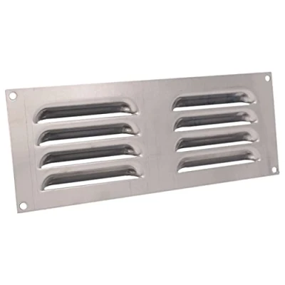 Image of Louvre Air Vent Stainless Steel (242 x 89mm)