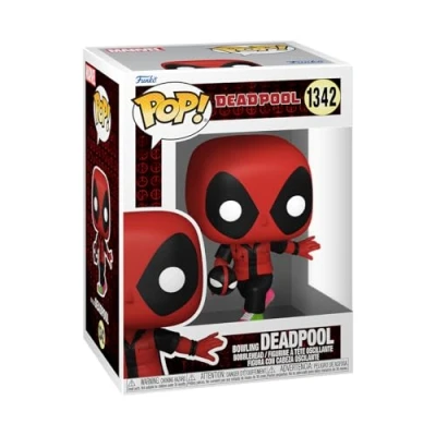 Image of Funko Pop! Marvel: Deadpool Bowling Collectable Vinyl Figure Gift Idea Official Merchandise Toys for Kids &amp; Adults Marvel Fans Model Collectors and Display