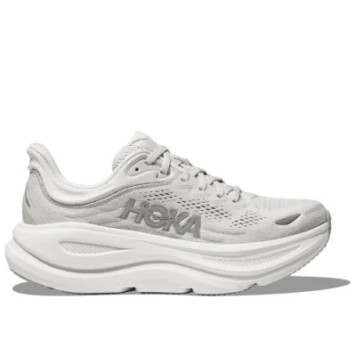 Image of HOKA Bondi 9 Road running shoes, Women&#039;s, Size: 7, Stardust/silver Textile/synthetics