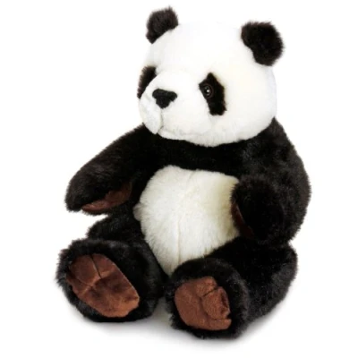 Image of Keel Toys SW4633 20cm Sitting Panda, Brown and White