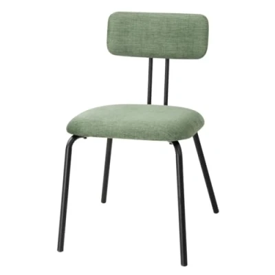 Image of Bolero Fairfield Chairs Black and Green Mix (2 Pack)
