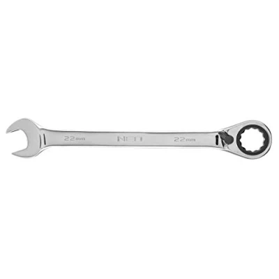 Image of NEO TOOLS Ratchet Combination Spanner Straight Chrome Vanadium Steel (CRV) 72 Teeth with clockwise and Anti Rotation Lever Special Tool Finish Mirror Polished