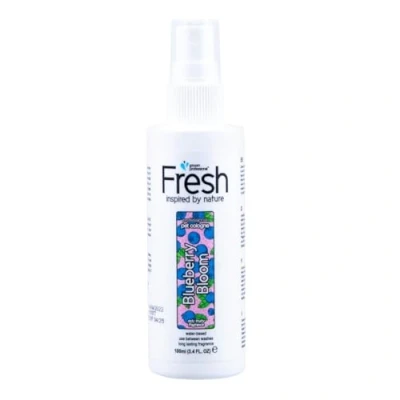 Image of GROOM PROFESSIONAL FRESH Blueberry Bloom Dog Cologne Spray Perfume for Smelly Dogs Sweet Scent Long Lasting Embrace Freshness &amp; Charm, 100ml