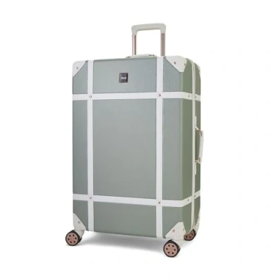 Image of Sage Green Medium Check in Suitcase 68 x 45 26 cm Lightweight Hard Shell Luggage