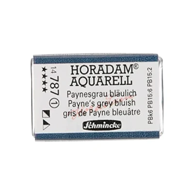 Image of Schmincke HORADAM® AQUARELL finest artists&#039; watercolour paints, 787 Paynes grey bluish, 14 043, 1/1 pan