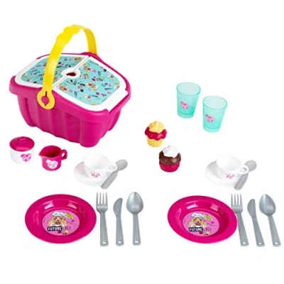 Image of Theo Klein 9527 Barbie Picnic Basket with Accessories