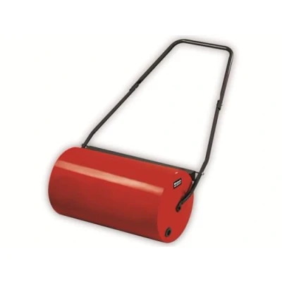 Image of Einhell GC GR 57 Garden Roller For Lawns 57cm Wide, Heavy Duty Coated Metal 46L Drum, Sand or Water Filled Grass Lawn Smooth, Bump Free