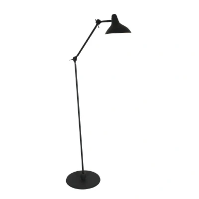 Image of Box Task Floor Lamp Black Matt Rough