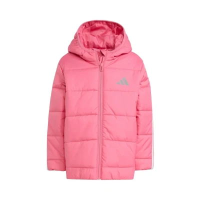 Image of adidas Unisex Kids ESSENTIALS 3 STRIPES PADDED JACKET, Pink Fusion/White, 4 5 Years