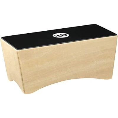 Image of Meinl Percussion Bongo Cajon Instrument Back friendly Drum Box with Snare, Bass, and Sound Playing Surface Black (BCA2NT/EBK M)