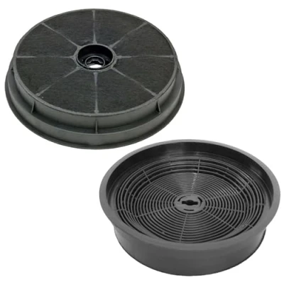 Image of SPARES2GO Carbon Charcoal Filter compatible with Prima LIA135 Cooker Hood Extractor Vent (Pack of 2)