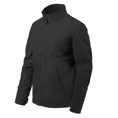 Image of Helikon Tex Greyman Urban Line Jacket Men&#039;s Jackets 5 Pockets Zip Coats Spring Bomber Jacket, black, M