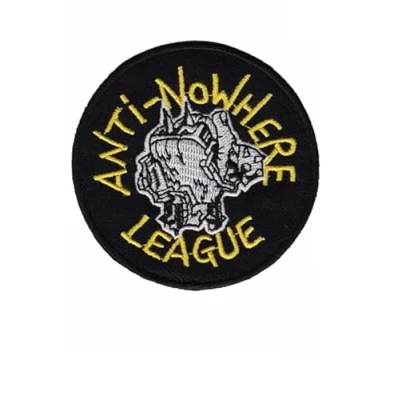 Image of Anti Nowhere League Punk Band Patch Badge Embroidered Iron on Applique Accessory