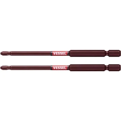 Image of Vessel Recessed SAKISUBO Bit(2 Piece Set) [No.SS162120] (Ph No.2 x O/D 4.5 120 2PC (Japan Import)