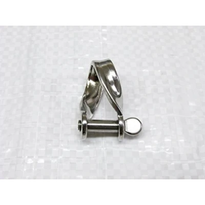 Image of Stainless Steel Twisted D Shackle Strip 5MM (Marine Rope Rigging Dee)