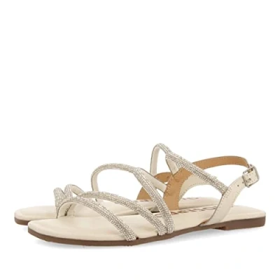 Image of GIOSEPPO Women&#039;s Jeceaba Sandal, Ivory, 4 UK